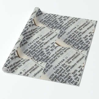 Hebrews 11:1 Passage Wrapping Paper