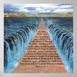 Hebrews 11:24-27 poster