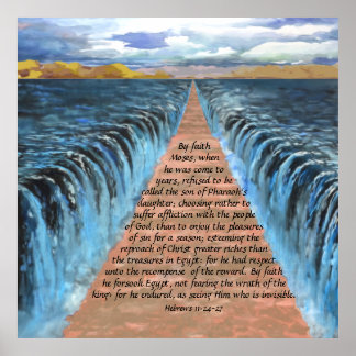 Hebrews 11:24-27  poster
