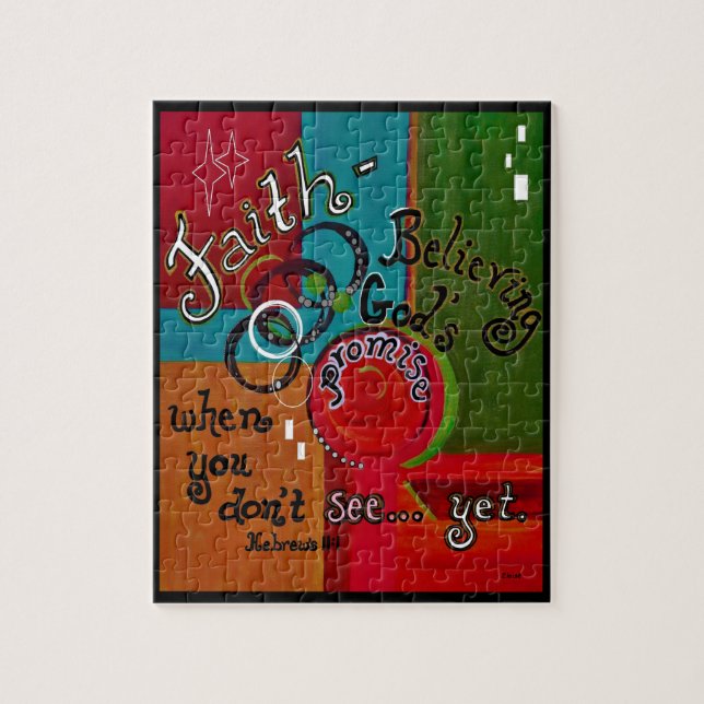 Hebrews 11 Faith Jigsaw Puzzle (Vertical)