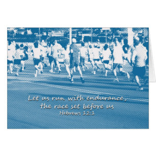 Hebrews 12:1 Let us run the race Cards