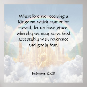 Hebrews 12:28  poster