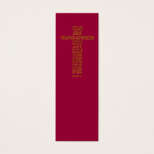 Hebrews 12:2 Bookmark (Front)