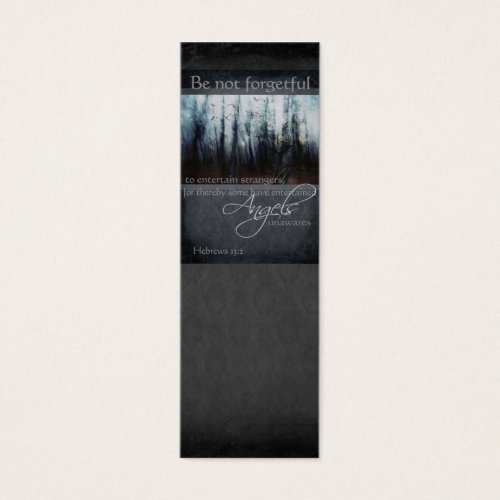 Hebrews 13:2 Angel Quote Business Card Template