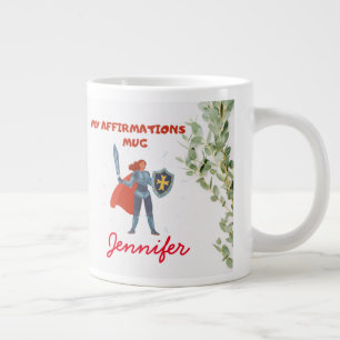 Hebrews 13:6 Bold Affirmation No Fear Jesus Custom Giant Coffee Mug