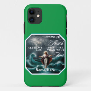 Hebrews 13:6 Faith Over Fear Affirmation Custom iPhone 11 Case