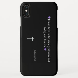 Hebrews 13:8 Bible Verse iPhone / iPad case