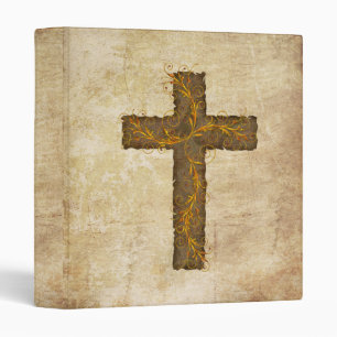 Hebrews 4:12 Parchment & Cross Binder