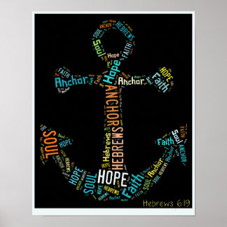 Hebrews 6:19 anchor for the soul poster