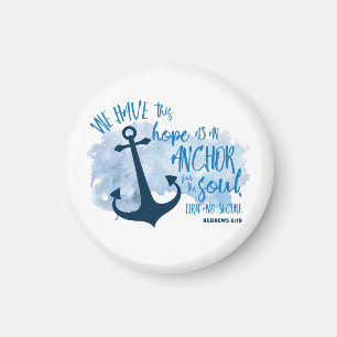 Hebrews 6:19 Anchor Magnet