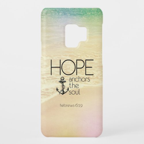 Hebrews 619 Hope anchors the soul Case_Mate Samsung Galaxy S9 Case