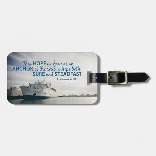 Hebrews 619 Luggage Tag