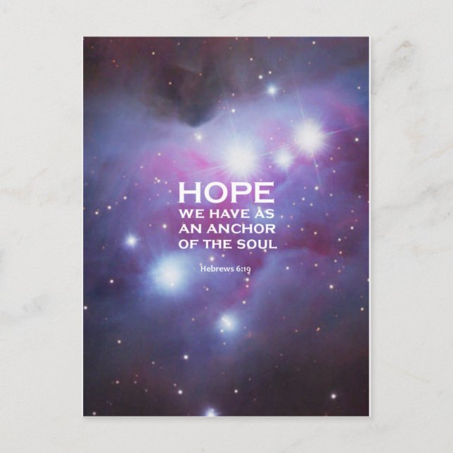 Hebrews 6:19 postcard (Front)
