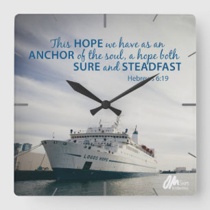 Hebrews 6:19 Wall Clock