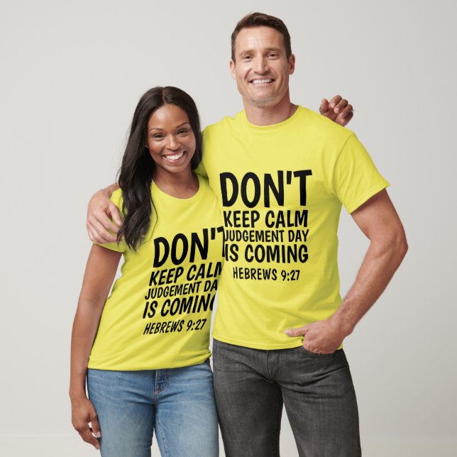 HEBREWS 9:27 JUDGEMENT DAY IS COMING, T-shirts (Unisex)