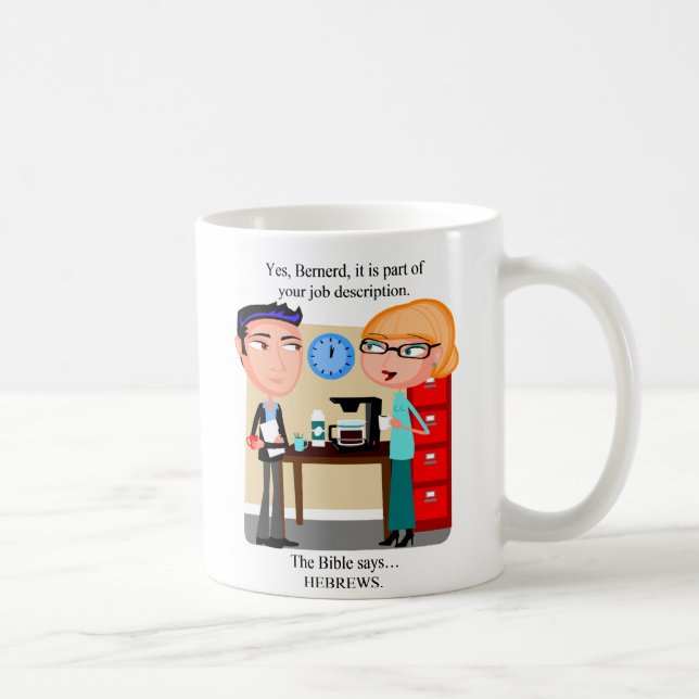 HEBREWS office talk Coffee Mug (Right)