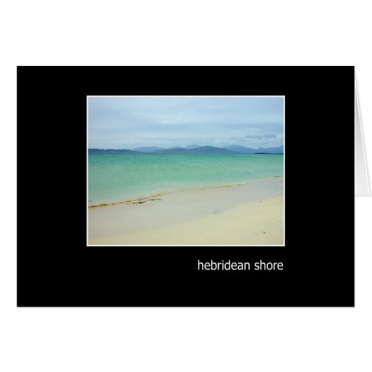Hebridean Shore Cards (Front Horizontal)