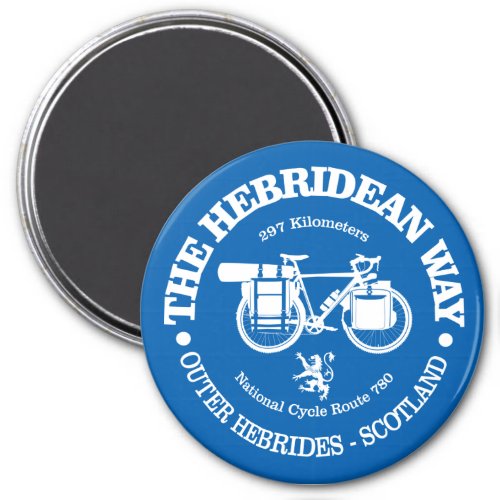 Hebridean Way cycling Magnet