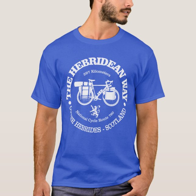 Hebridean Way (cycling) T-Shirt (Front)