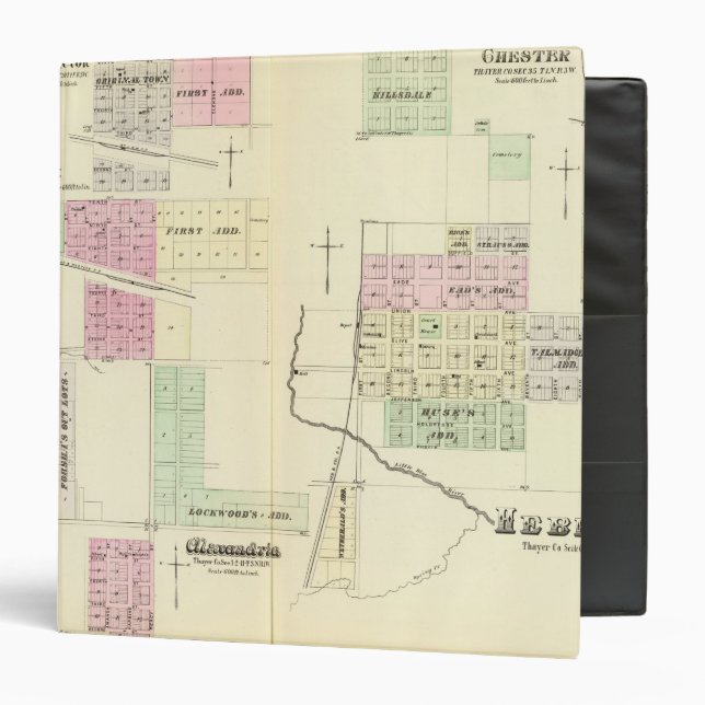 Hebron, Nebraska Binder (Front/Inside)