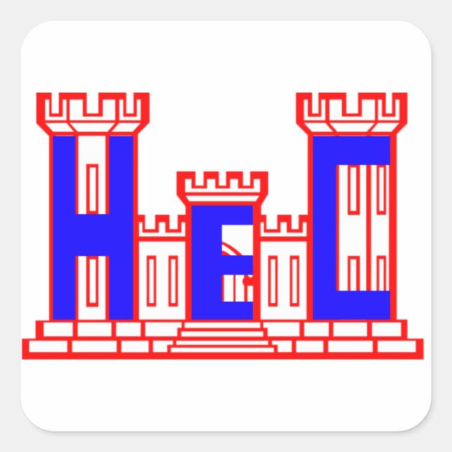 HEC SQUARE STICKER (Front)