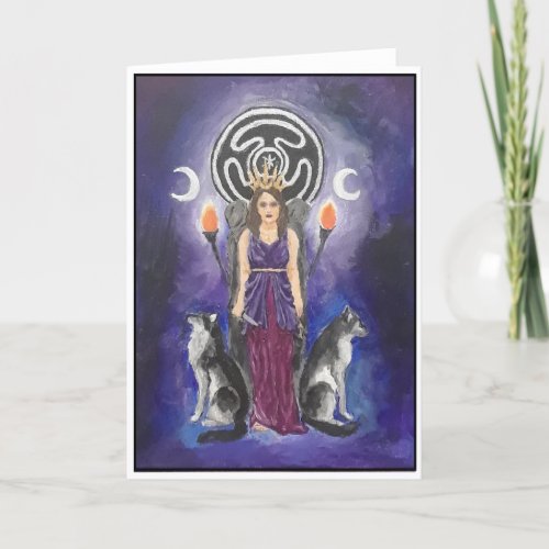 Hecate Blank Greeting Card