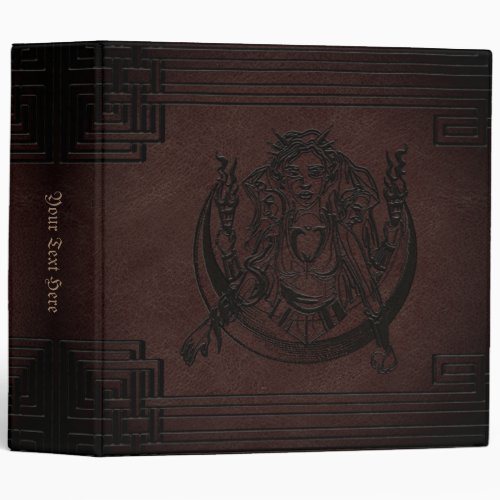 Hecate Dark Goddess Greek Pagan Book of Shadows 3 Ring Binder