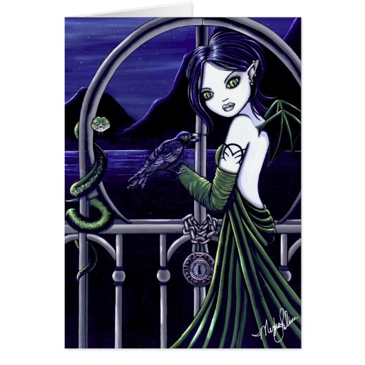 Hecate Goddes Underworld Fairy Card (Front)