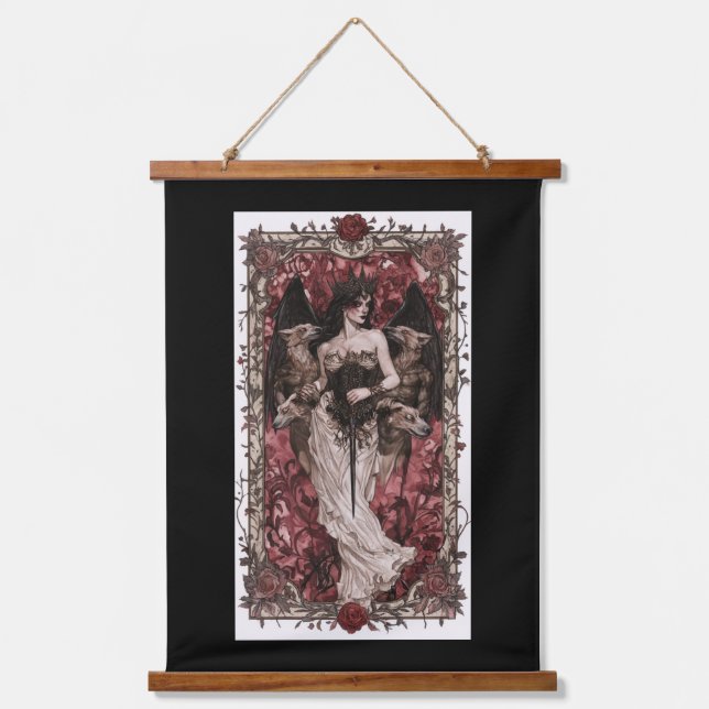 Hecate Goddess of the Gate Hanging Tapestry (Front)
