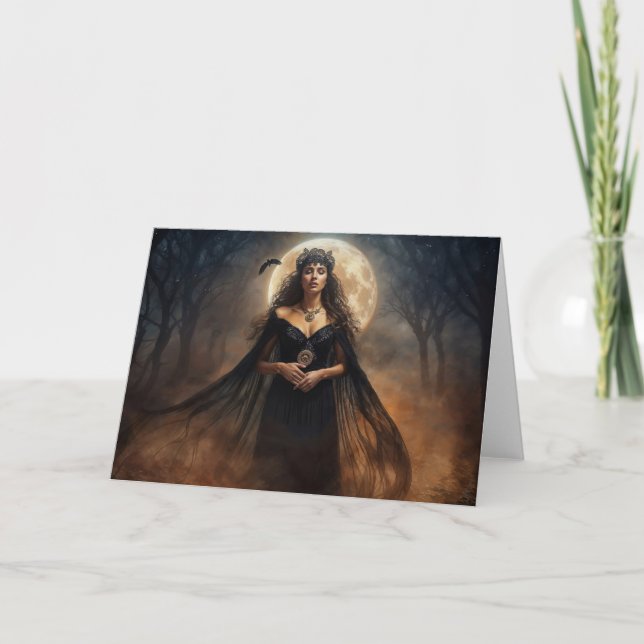 Hecate Greek Goddess Greeting Card (Front)