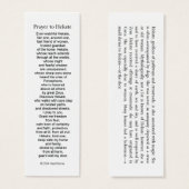 Hecate (Hekate) Prayer Card (Front & Back)