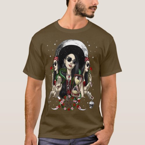 Hecate Triple Moon Goddess T_Shirt
