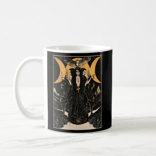 Hecate Triple Moon Goddess Wiccan Wicca Pagan Witc Coffee Mug