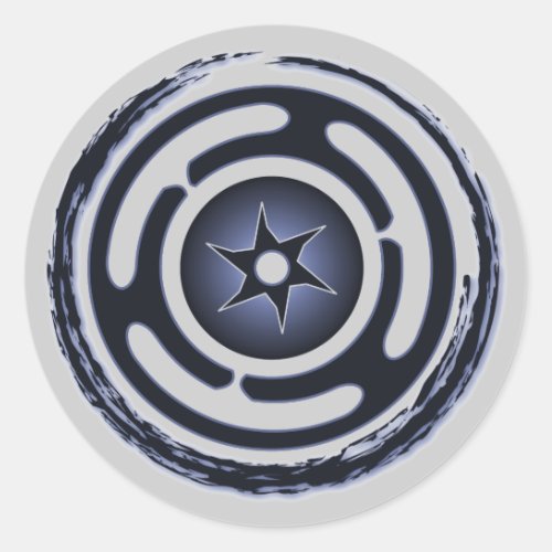 Hecates Wheel Blue Stickers