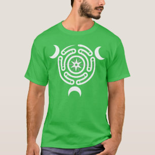 Hecates Wheel Moon Goddess Serpent Labyrinth with  T-Shirt