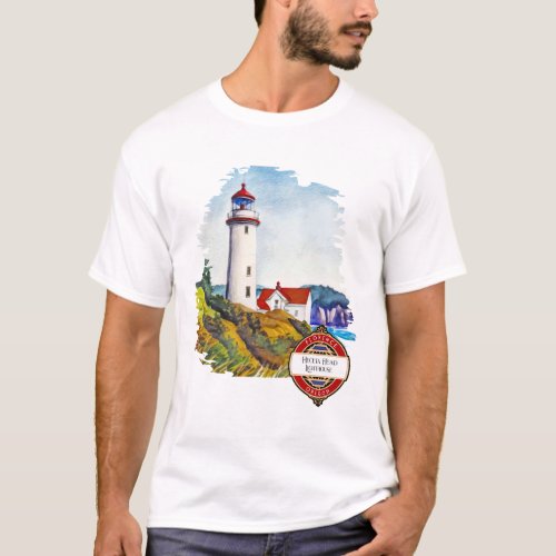 Heceta Head Lighthouse Florence Oregon T_Shirt