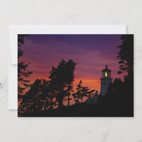 Heceta Head Lighthouse on the Oregon Coast  Card