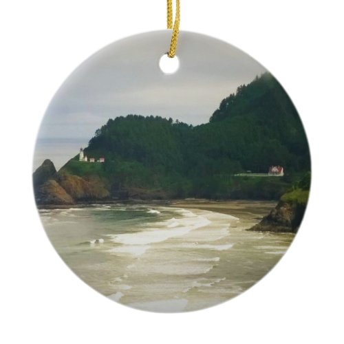 Heceta Head Lighthouse, OR Ceramic Ornament