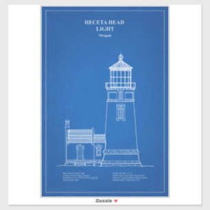 Heceta Head Lighthouse - Oregon – AD Sticker