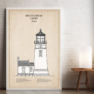 Heceta Head Lighthouse - Oregon - SBD Photo Print