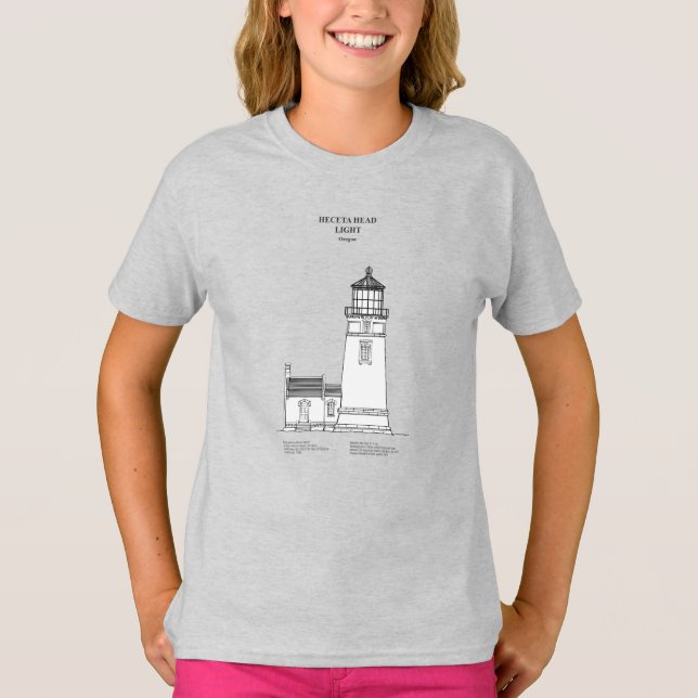 Heceta Head Lighthouse - Oregon - SBD T-Shirt (Front)