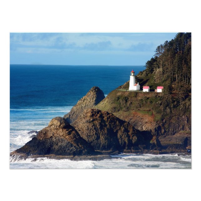 Heceta Head Lighthouse Photo Print (Front)