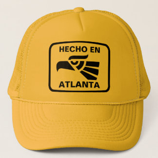 Hecho en Atlanta personalizado custom personalized Trucker Hat