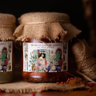 Hecho en Casa de Abuela Kitchen Label