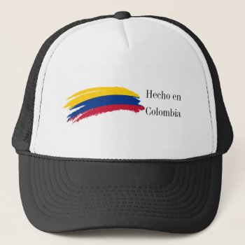 Hecho En Colombia Flag Trucker Hat by Digitalbcon at Zazzle