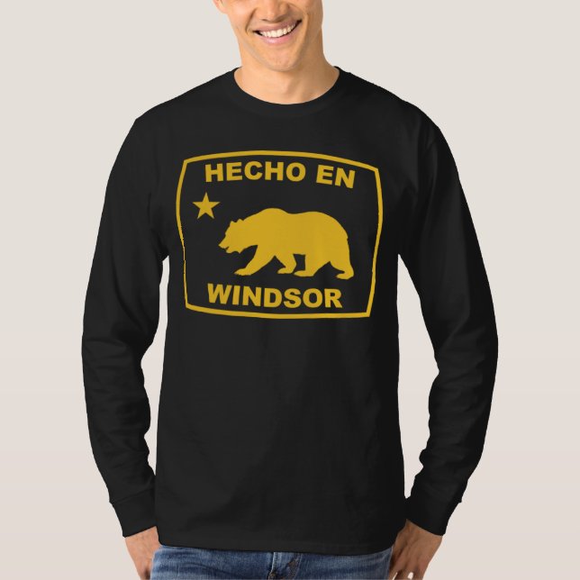 Hecho en Windsor California Republic Pacific Coast T-Shirt (Front)