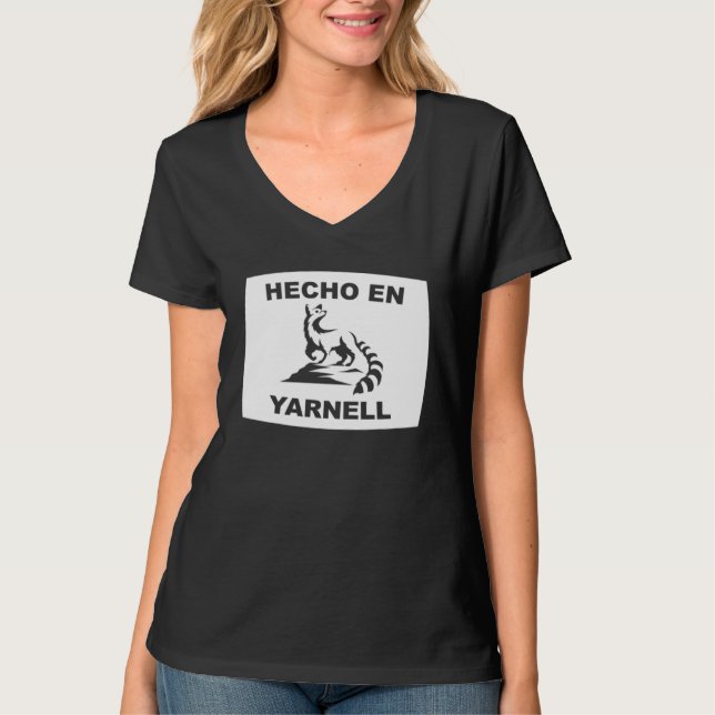 Hecho en Yarnell Arizona Ringtail State Animal T-Shirt (Front)