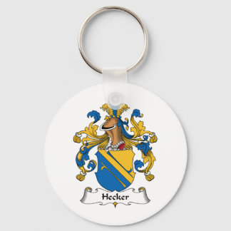 Hecker Family Crest Keychain
