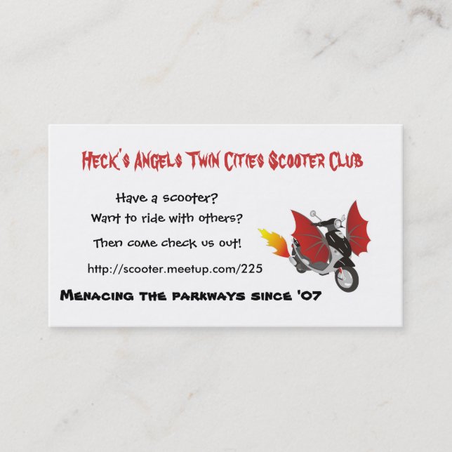 Heck's Angels Cards (Front)