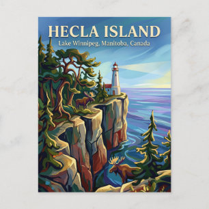 Hecla Island Canada Postcard